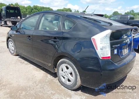 2011 Toyota Prius Three из США, поврежденный, VIN JTDKN3DU9B1407899